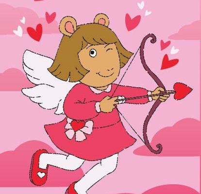 5.5 x 8.5 Arthur Valentines Day Card: Be Mine!