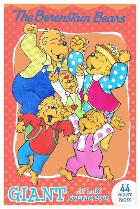 The Berenstain Bears Really Big Coloring Book Front Cover