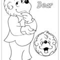 The Berenstain Bears Giant Coloring Book: Brother Bear Coloring Page