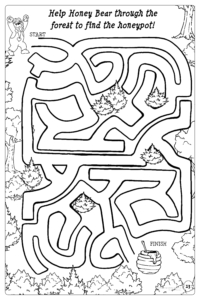 The Berenstain Bears Giant Coloring Book: Maze Activity Page