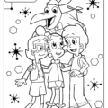 Cyberchase Imprint Coloring Book. The Heroes Coloring Page: Inez, Matt, Jackie and Digit