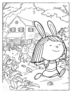 Elinor Wonders Why Colorable Notebook Coloring Page