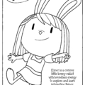 Elinor Wonders Why Giant Coloring Book 12 x 18: Elinor Coloring Page