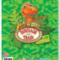 The Jim Henson Company Dinosaur Train Wide Ruled  Notebook with 80 Numbered Pages.