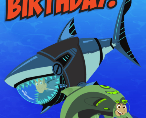 Dive into the Party Wild Kratts Card