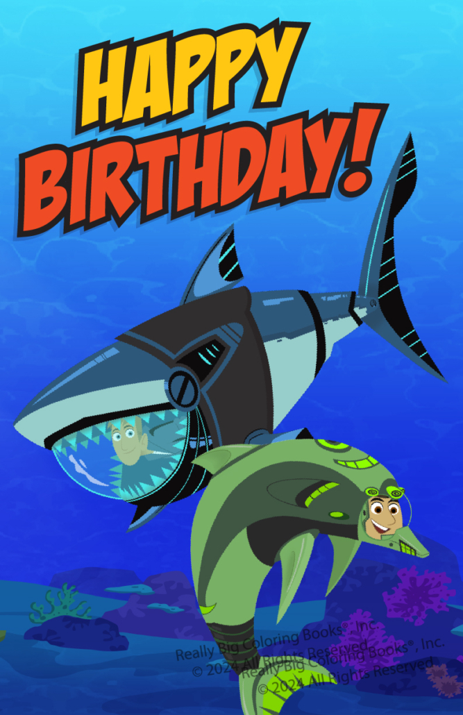 Dive into the Party Wild Kratts Card