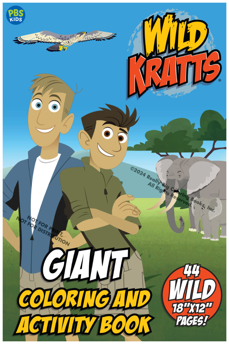Wild Kratts Giant Coloring Book PBS KIDS