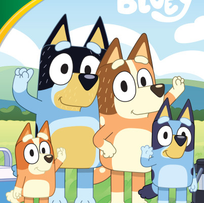 Giant Coloring Pages, Bluey