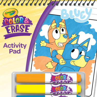 Color & Erase Reusable Activity Pad Bluey