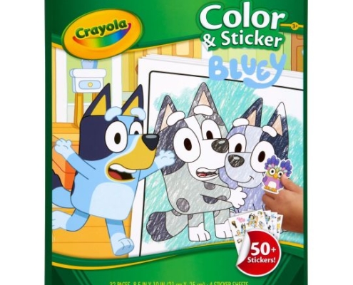 color and sticker bluey 32 pg