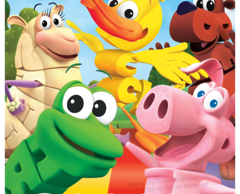 WordWorld Giant Coloring Book 12 x 18.