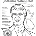 Jimmy Carter President Coloring Page