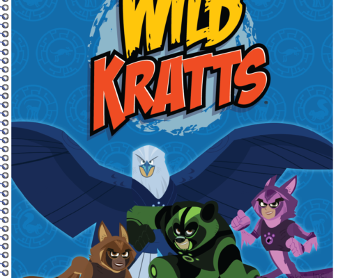Wild Kratts Notebook with bonus coloring pages.
