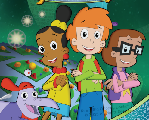 Cyberchase coloring book official 8.5 x 11 pbs kids