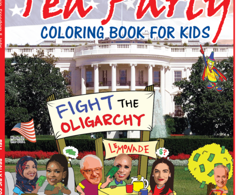 Democrat Tea Party Coloring Book for Kids