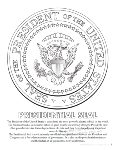 An American Presidential Notebook Trump Seal of the US President