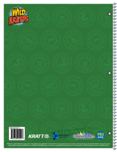 Chris and Martin Kratt 80 page notebook.