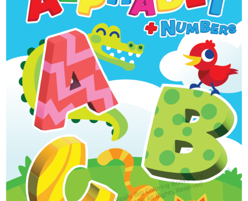 Learn to Write ABC's & Numbers Coloring Workbook