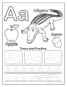 Learn to Write ABC's & Numbers Coloring Workbook