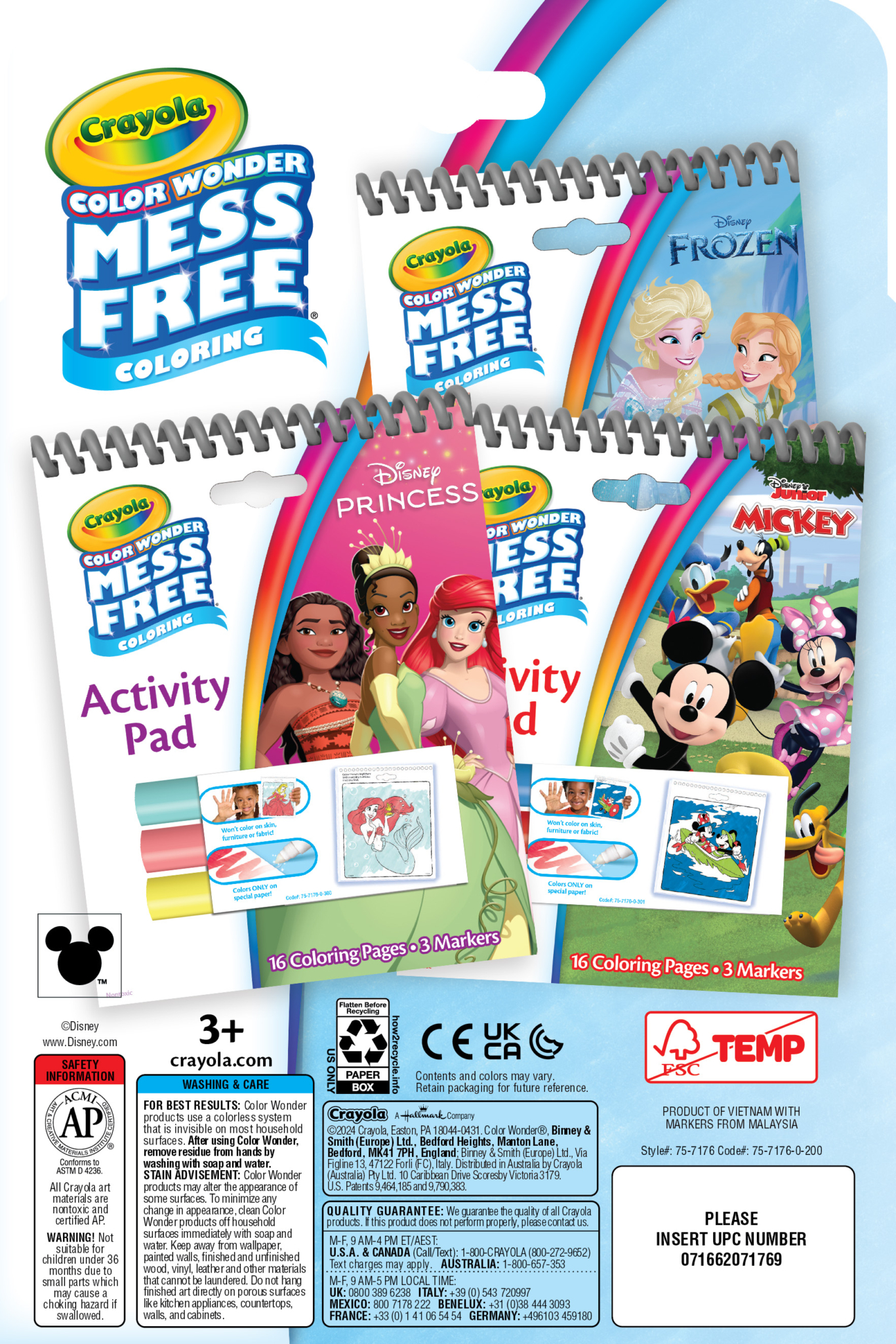 Disney Color Wonder 3pk Activity Pad Bundle - ColoringBook.com | Really ...