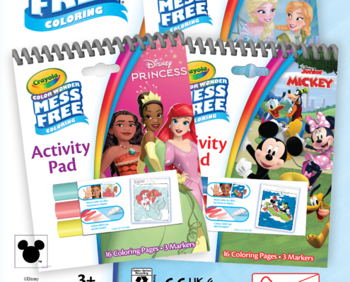 Color Wonder Mess Free Disney Activity Pads, 3 Count