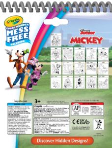 Color Wonder Mess Free Disney Activity Pads, 3 Count