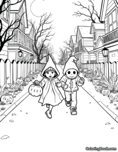 Spooky Fun Cute Halloween Coloring Book