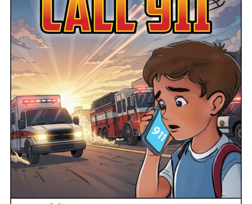 NOTE TO PARENTS: THIS COLORING BOOK IS DESIGNED TO TEACH CHILDREN ABOUT 9-1-1.