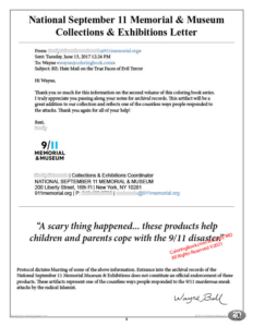 20th Anniversary Remembrance Edition 9/11 Memorial Coloring Book