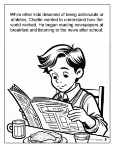 Charlie Kirk Freedom Coloring Book