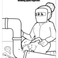 HVAC Plumbing Electric Imprint Coloring Book