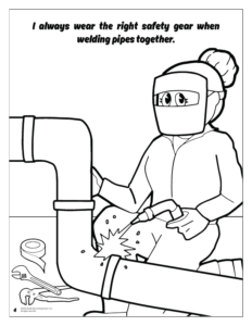 HVAC Plumbing Electric Imprint Coloring Book