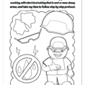 HVAC Plumbing Electric Imprint Coloring Book