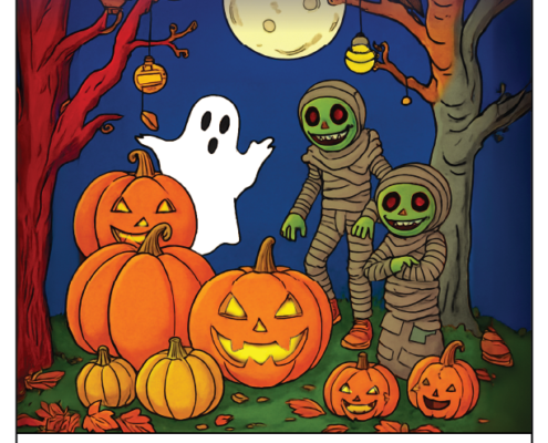 Spooky Fun Cute Halloween Coloring Book