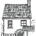 Roofing Imprint Coloring Book for Kids