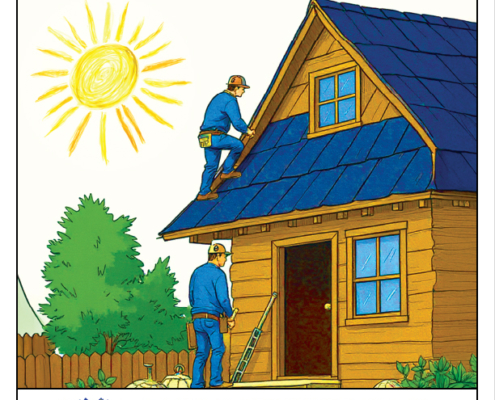 Roofing Imprint Coloring Book for Kids