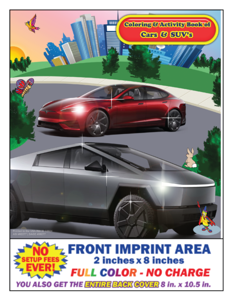 Tesla Imprint Coloring Book