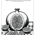 Nevada State Popular Fruit Coloring Page