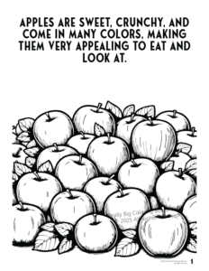 Apples Coloring Page
