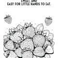 Strawberries Coloring Page