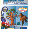 State of Nevada Coloring Book Front Cover