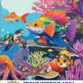 Ocean Life Imprint Coloring Book