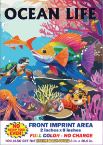 Ocean Life Imprint Coloring Book