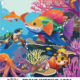Ocean Life Imprint Coloring Book