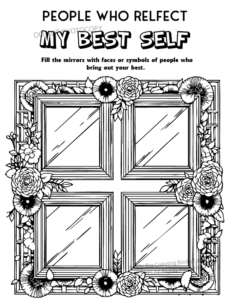Mirror Me: A Coloring Reflection by Sam Haberberger