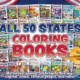 All 50 States Coloring Books