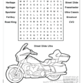 Word search Harley Davidson imprint