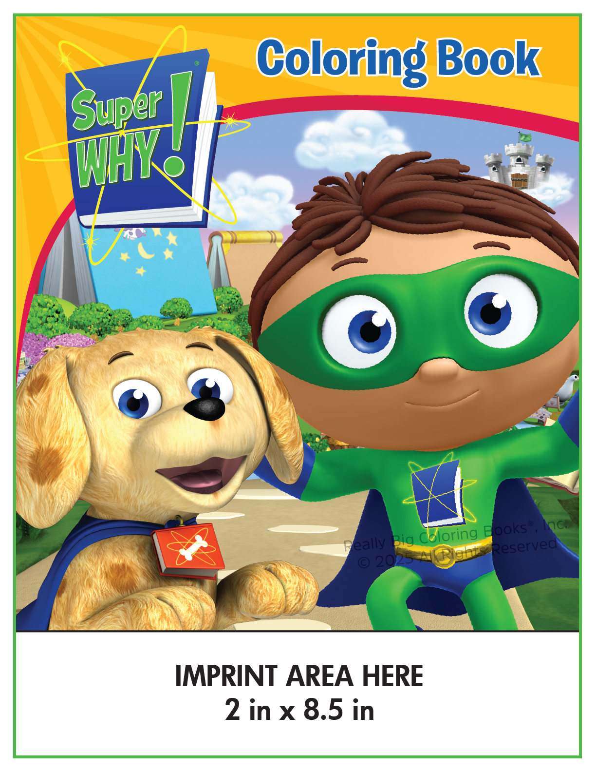 Super Why! Imprint Coloring Book
