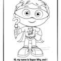 Super Why! Imprint Coloring Book