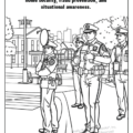 Police Officers: The Good Guys Imprint Coloring Book Preview Page